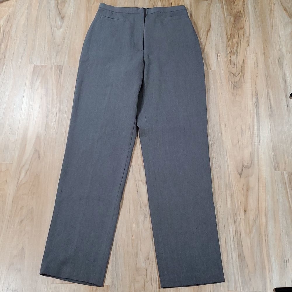 🔺️Dialogue Gray Tall Dressy Trousers Tall Size 6/28 - Picture 2 of 8